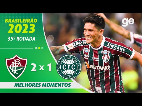 Gols e lances de Fluminense x Coritiba