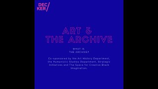 Art & The Archive