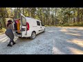 Luxury VanLife Camping In The Forest Alone After Dad Kicked Me Out Something Scared My Dog