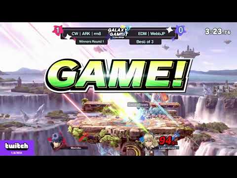 GGxC 11 - EDM WebbJP (Corrin) Vs. rm8 (Ike) - Top 64 Winners Round 1
