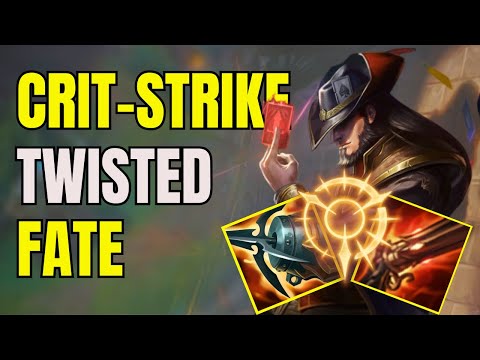 I BUILD TWISTED FATE AD AND HES ACTUALLY GOOD. (knock off adc) - League of Legends