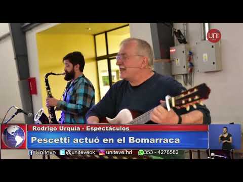 Pescetti hizo cantar a cientos de chicos en el Bomarraca