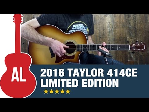 Taylor 414ce LTD Engelmann Spruce 2016 - Shaded Edgeburst image 11