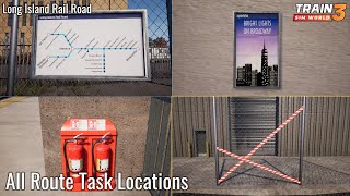 All Route Task Locations - Long Island Rail Road - Train Sim World 3
