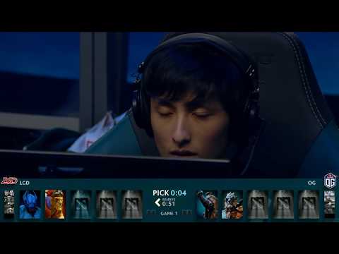 OG vs LGD Gaming Game 1  | DOTA 2 The International 7 (TI7) 2017 Round 3 Lower Bracket