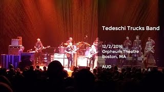 Tedeschi Trucks Band Live at the Orpheum Theater, Boston, MA - 12/2/2016 Full Show AUD