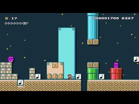 A Perfectly Ordinary Mario 3 1-1 by JTMaverick - Super Mario Maker 2 - No Commentary 1bw