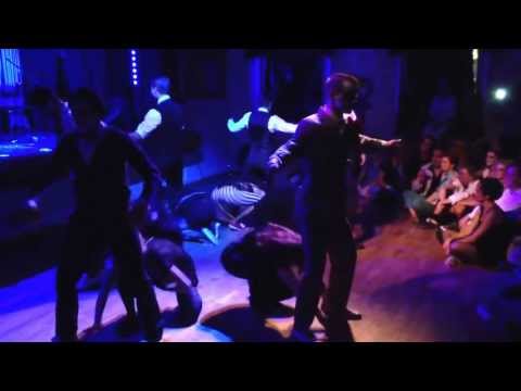 Dry bones - opening of the Haunted House party at HDC 2013 W 2