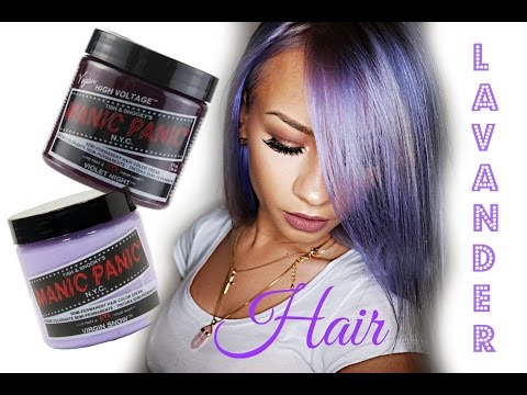 How to: Lavender hair with MANIC PANIC Vegan hair dye