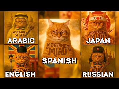 Montagem Miau Miau in Different Language Versions