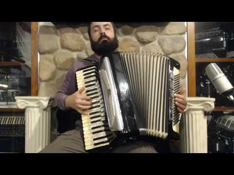 5826 - Black Catena Piano Accordion LMMH 41 120 $1999