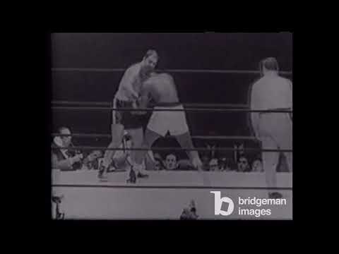 Rocky Marciano and Sugar Ray Robinson, 1951