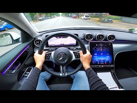 2022 Mercedes Benz c class c220d T - pov test drive