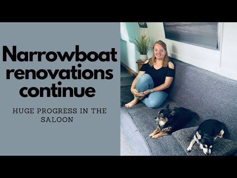 HUGE PROGRESS in the Saloon! Continuing with the NARROWBOAT RENOVATIONS!