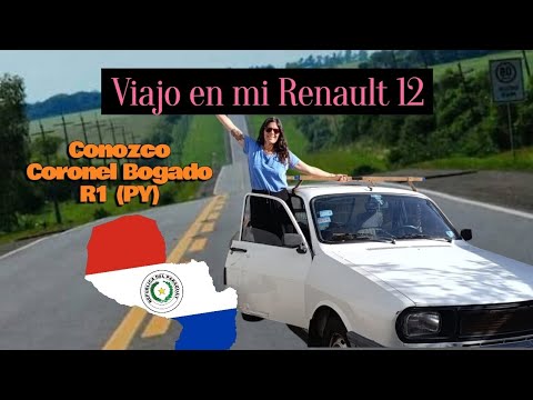 Con mi Renault 12 llegamos a Coronel Bogado 🇵🇾¿Dónde dormí?. Probé chipa 🤤