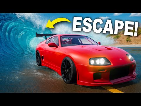 ESCAPE THE FLOOD! - BeamNG