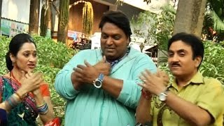 Ganesh Acharya On The Set Of Tarak Mehta