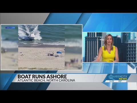 Watch Boat Crash Into U.S. Beach In Terrifying Fashion