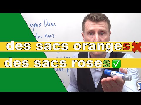 Accord adjectifs de couleur - Comment accorder les couleurs en français