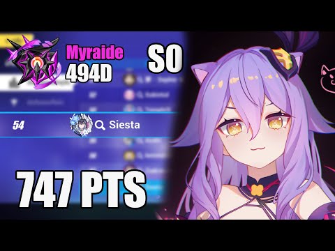 [SEA HI3] Nirvana Abyss - 494D ( 747 ) MMG (S0) HTR (SS1) ) CN (SSS) Kiana elf 4* AKA Boss