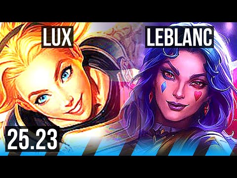 LUX vs LEBLANC (MID) | 10/2/21 | KR Master | 25.23