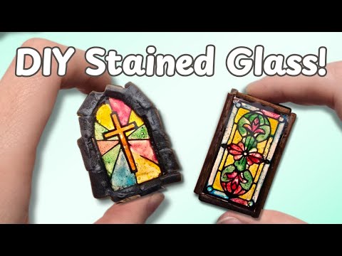 DIY Miniature Stained Glass Windows for Terrain, Dioramas & Tabletop Builds!