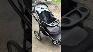Graco FastAction Jogger LX Stroller Review, Great jogger stroller one handed fold to stow