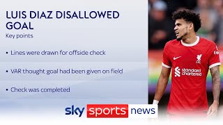 Explained - Why Luis Diaz's goal against Tottenham was disallowed
