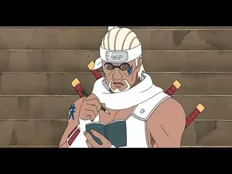 Killer Bee making notes when fight with Sasuke
