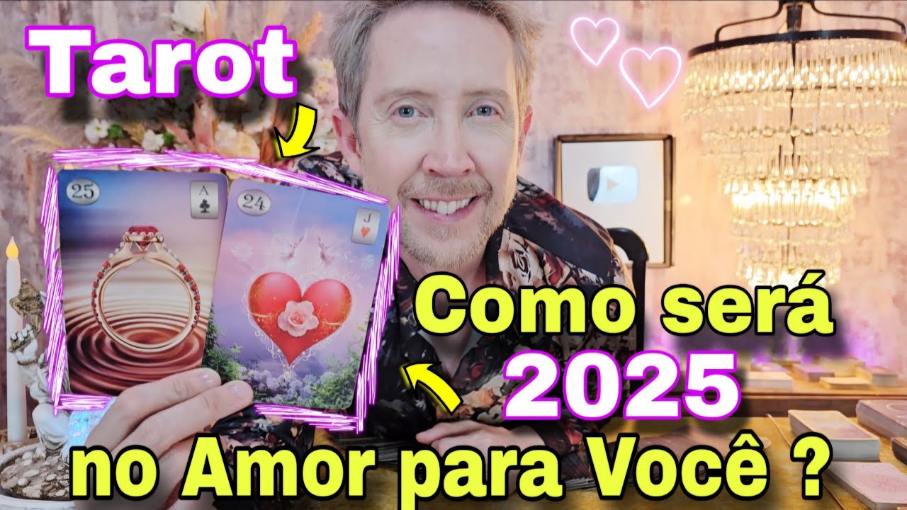 COMO SERÁ 2025 NO AMOR PARA VOCÊ ? Previsões para AMOR 2025- Tarot do Amor 2025,rei do oraculo hoje