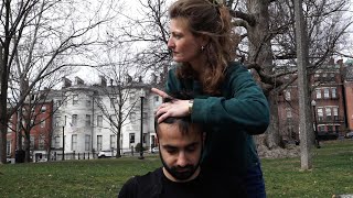 Italy meets Boston - ASMR shoulder and head massage | KIOTOAPPARENZA