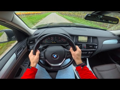 2014 BMW X3 xDrive20d [190 HP] POV Test Drive | 0-100 Acceleration