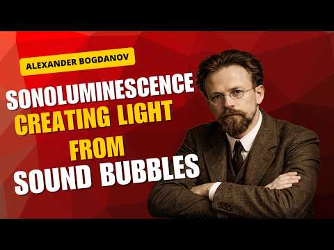 Sonoluminescence - Creating light from sound bubbles | Alexander Bogdanov