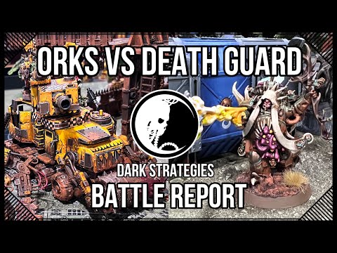Orks vs Death Guard Warhammer 40K 1000 Point 9th Edition Battle Report