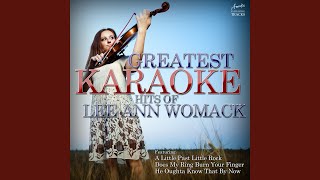 Finding My Way Back Home (In the Style of Lee Ann Womack) (Karaoke Version)