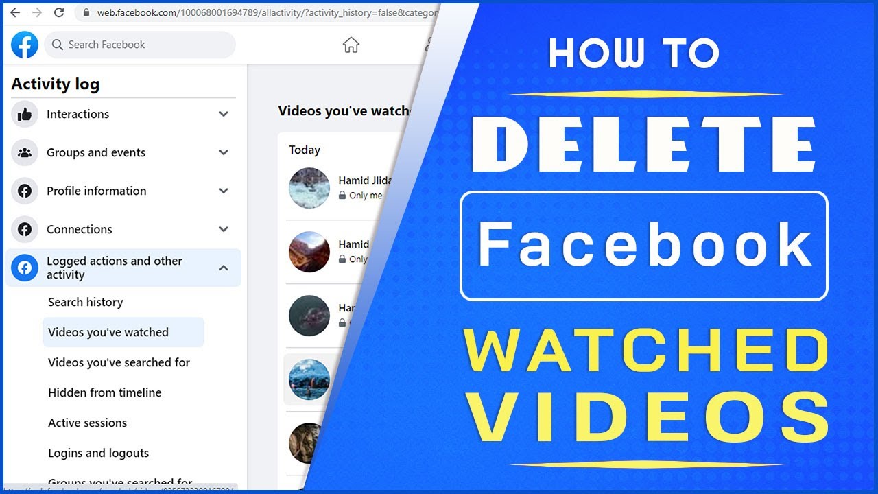 How to Clear Watched Videos on Facebook