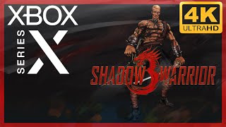[4K] Shadow Warrior 3 / Xbox Series X Gameplay