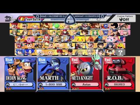 Sm4sh@Mines 41 - Nite$ + HLG|SSB100 Vs. NS|Miiself + HLG|SAMFISH - Doubles Grand Finals