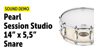 Video thumbnail for Pearl Session Studio Select 14x5,5 Snare Sound Demo (no talking) by Drums Bonedo