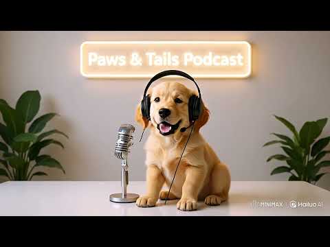 🐾✨ New Episode Alert! 🐾🎙️ Say hello to your fluffiest podcast host ever – Buddy the Golden Retriever