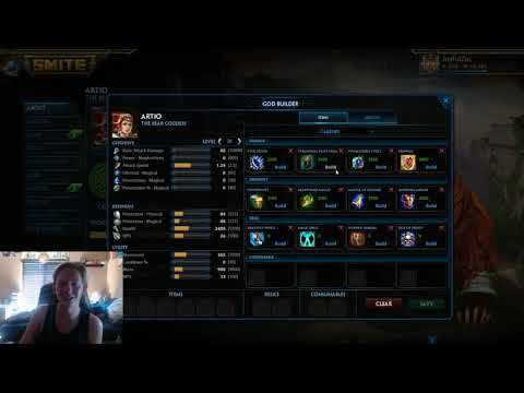 Smite Guide! How to Build/Level Artio in the Support Role in Season 7!
