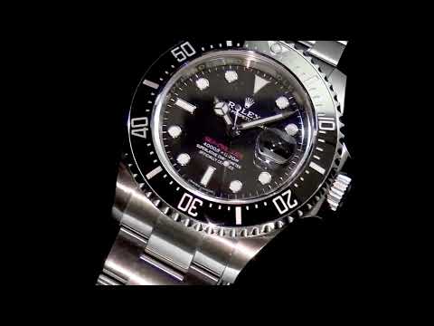 Men's Stainless Steel Rolex Sea-Dweller Automatic Wristwatch