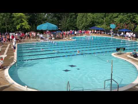 2018 NVSL All Stars: 9-10 Girls 100m IM Heat 3