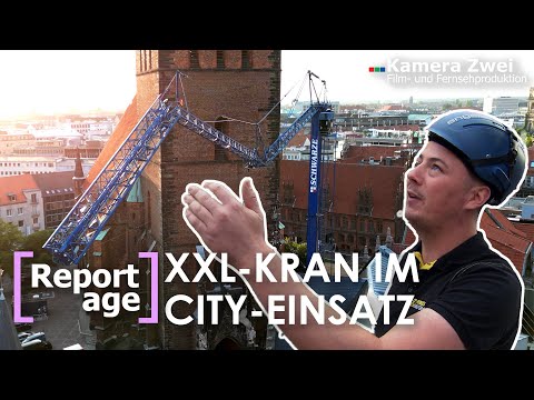 Construction crane in action - 25-year-old operates XXL crane | Report | Camera Two