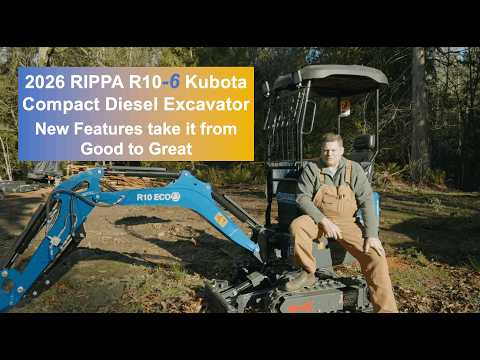2026 Rippa R10-6 Diesel Compact Excavator: New Features Deep Dive