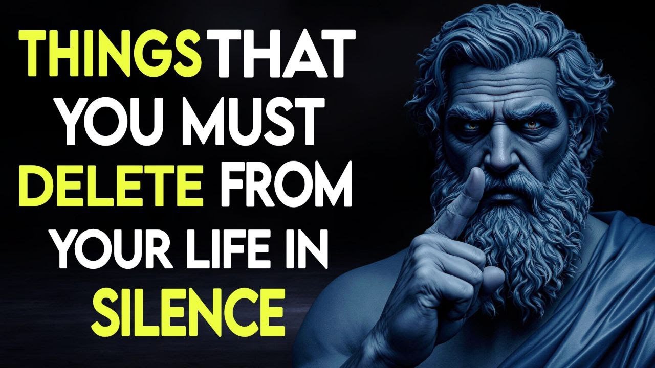 10 Things You Should Quietly Eliminate from Your Life – A Stoic Guide to Inner Peace and Growth