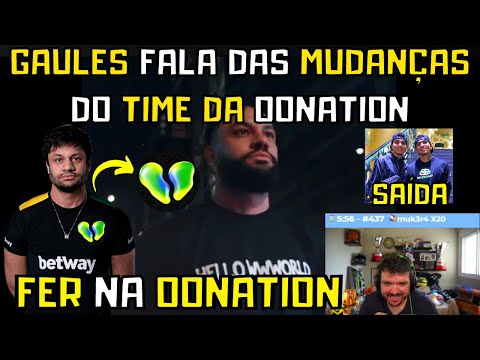 Gaules reage ao FER NOVO JOGADOR da 00Nation e fala da SAÍDA de LUCAS1 e HENR1