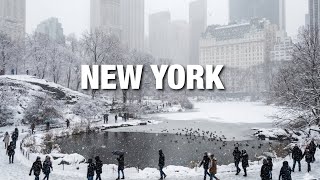 New York City LIVE Snow Walk in Manhattan 2025 Central Park to Rockefeller Center(December 14, 2025)