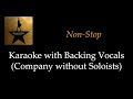 Hamilton - Non-Stop - Karaoke with Backing Vocals (Company without Soloists)