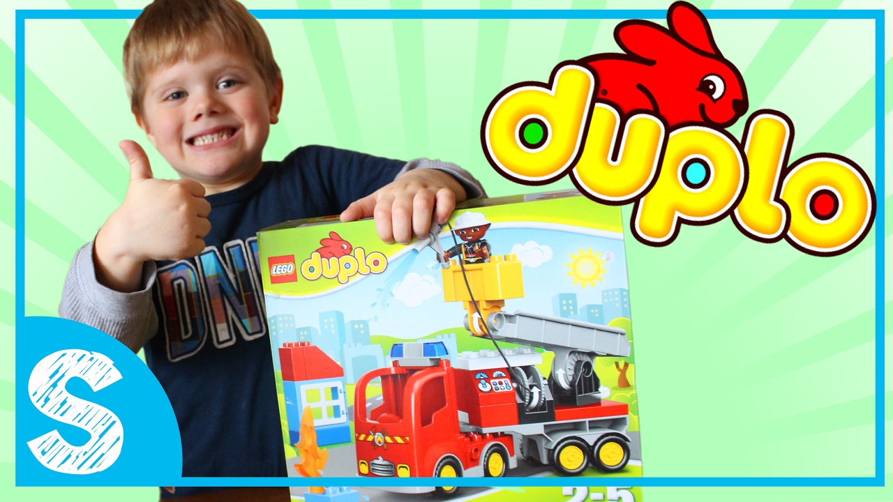 Lego Duplo Пожарный грузовик конструктор 10592